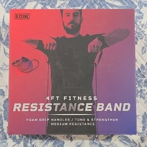 EDX Resistance Band with Foam Grip Handles